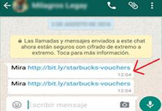 WhatsApp: ¿recibiste un cupón de Starbucks? Podría robar tus datos
