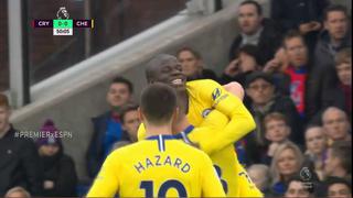 Chelsea vs. Crystal Palace:N'Golo Kanté anotó golazo para la victoria de los 'Blues' por Premier | VIDEO