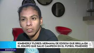Universitario de Deportes: Edison Flores felicitó a su hermana tras campeonar en el fútbol femenino