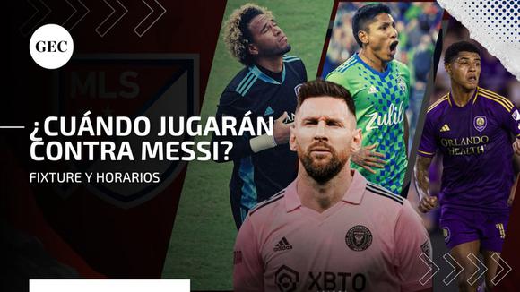 MLS: partidos, fechas y horarios para ver a los jugadores peruanos enfrentar a Messi