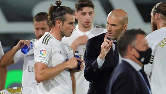 Zinedine Zidane explicó la ausencia de Gareth Bale en el Real Madrid vs. Manchester City. (Foto: EFE)