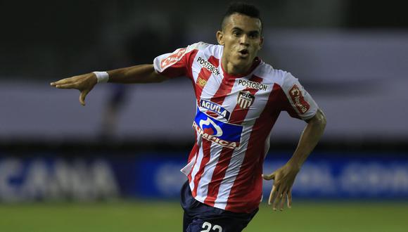 Junior vs. Lanús: Luis Díaz marcó el 1-0 y forzó los penales en Sudamericanana. (Foto: AFP)