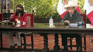 Contradicciones entre Pedro Castillo y Mirtha Vásquez en el día del pedido de confianza al Congreso