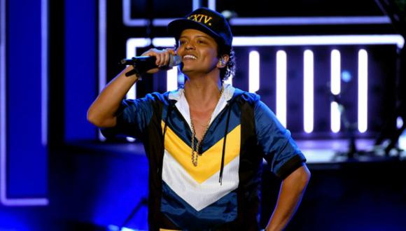 Bruno Mars vuelve a Sudamérica como parte del festival musical The Town. (Foto: AFP)