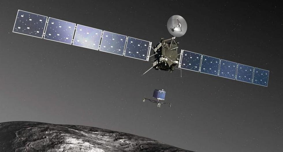 Recreación de sonda Rosetta. (Foto: EFE)