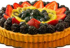 Endulza tus tardes con una deliciosa tarta de frutas