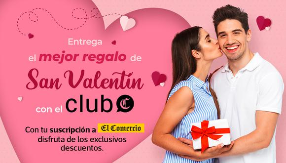 Por ser suscriptor activo de El Comercio accede a diferentes descuentos exclusivos y regala lo mejor en San Valentín.