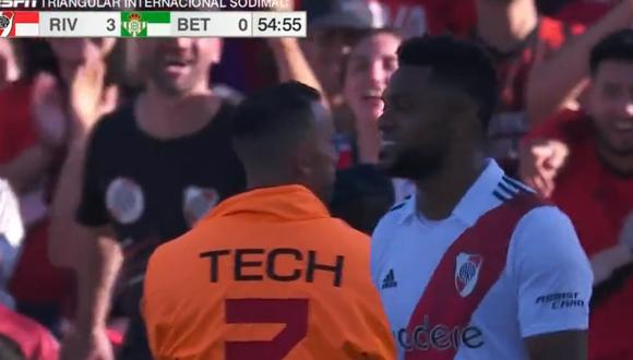 Miguel Borja sentenció el partido al marcar el 3-0. Foto: Captura de pantalla de ESPN.