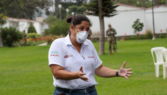 Ministra Fabiola Muñoz explicó que existe una alerta epidemiológica del Ministerio de Salud (Minsa) que dispone que en cuatro regiones del país no habrán traslados humanitarios. (Foto: Andina)