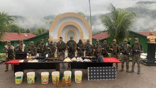 Fuerzas Armadas incautan municiones y armamentos de Sendero Luminoso en Cusco