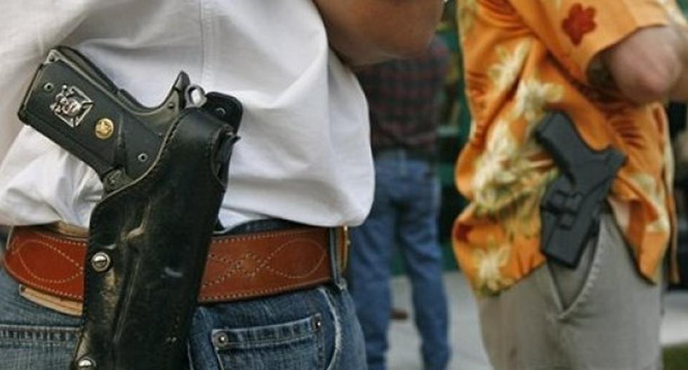 Ministro advierte a las personas que tienen armas. (Foto: andina)