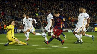 Lionel Messi marcó golazo a la Roma por la Champions League
