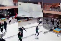 Colombia: Estudiantes de Bogotá escapan ilesos tras colapso de techo en escuela