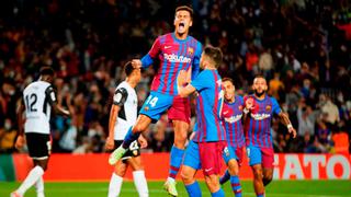 Barcelona volvió al triunfo contra el Valencia en LaLiga española