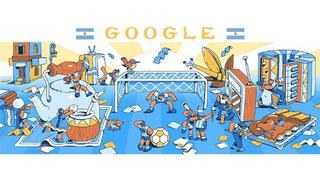 Google festeja inicio de octavos de final de Rusia 2018 con doodles