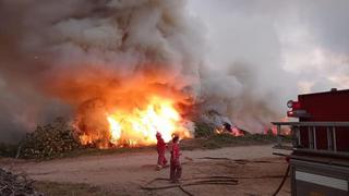 Áncash: incendio en Nepeña consume 35 hectáreas de pastizales