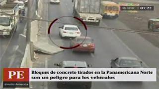 Tránsito fluido en Panamericana Norte con vigilancia policial
