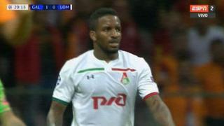 Lokomotiv vs. Galatasaray: Farfán estuvo cerca de anotar 1-1 por Champions League [VIDEO]