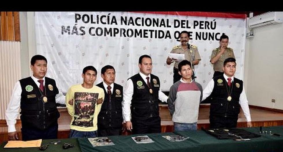 Detienen a peligrosos delincuentes. (Foto: Andina)