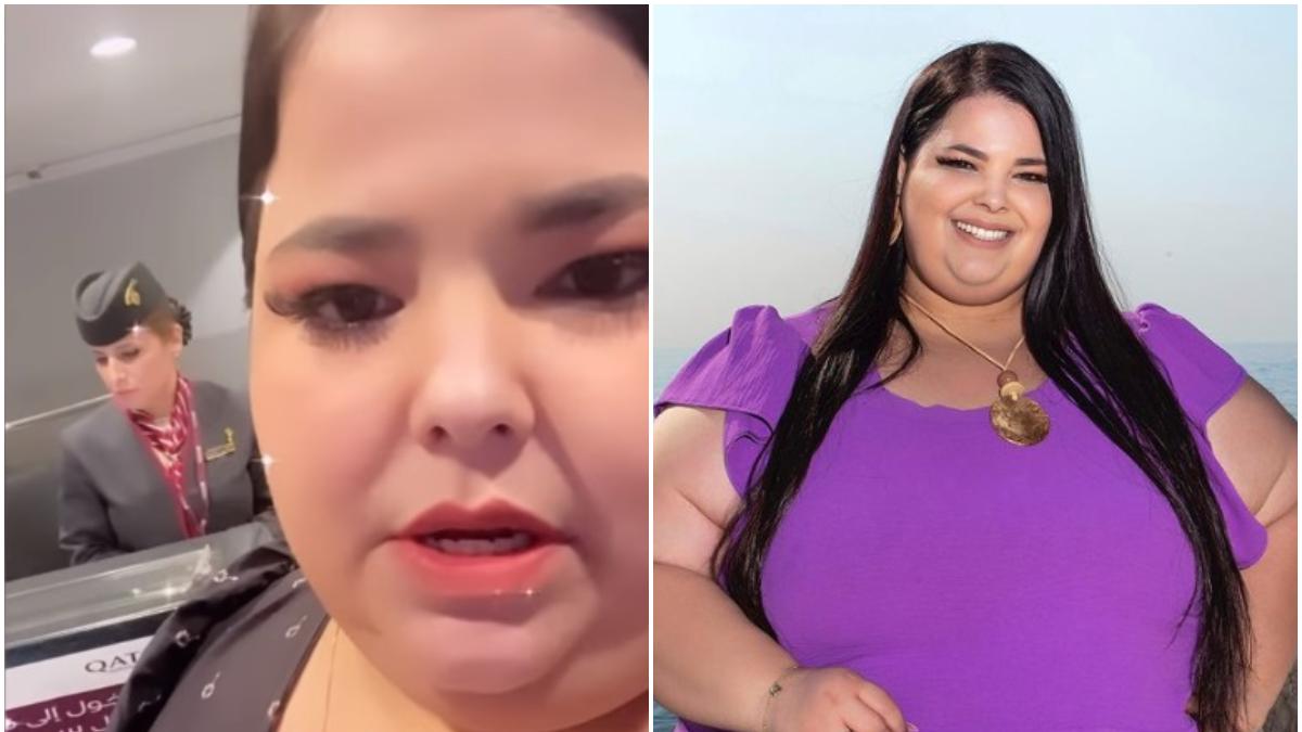 Video viral, Modelo de talla grande denuncia que no la dejaron abordar  avión por ser “demasiado gorda”, VIRALES
