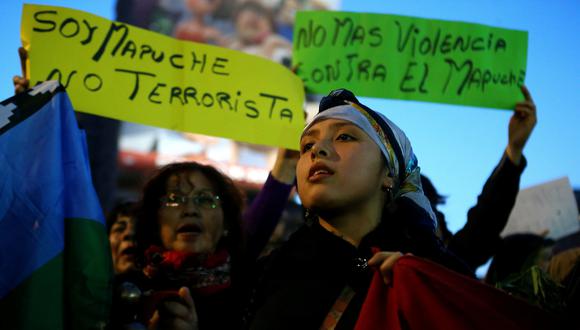 El arresto de los mapuches ha generado una ola de protestas que han ganado fuerza esta semana en Chile. (Reuters)