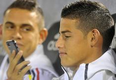 Selección colombiana llega a Barranquilla con James Rodríguez acaparando la atención