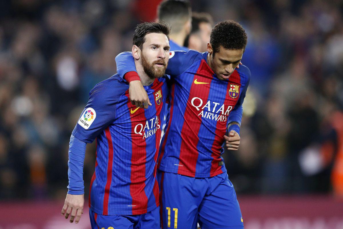 Neymar jugó con Lionel Messi en Barcelona desde 2013 a 2017. (Foto: Getty Images)