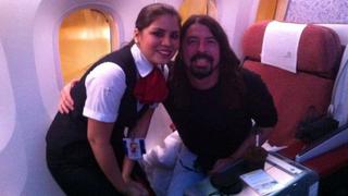 Facebook: líder de Foo Fighters voló por Lima en su cumpleaños