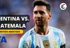 LINK - Argentina vs. Guatemala EN VIVO, hoy: A qué hora y dónde ver el amistoso previo a la Copa América 2024