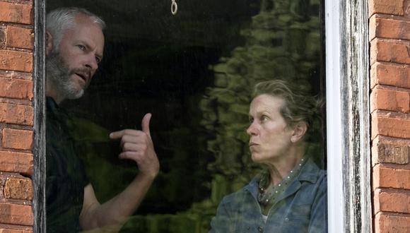 El director de "Three Billboards Outside Ebbing, Missouri", Martin McDonagh, y la actriz protagónica, Frances McDormand. (Foto: Difusión)