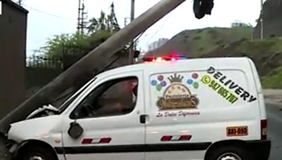 La municipalidad de Miraflores decidió cerrar la subida Balta para evitar otros accidentes. (Foto: Captura/América Noticias)
