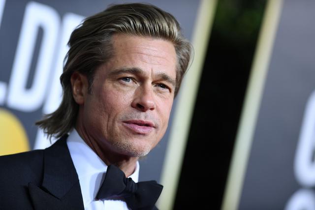 Brad Pitt en la 77 edición de los Globos de Oro 2020.