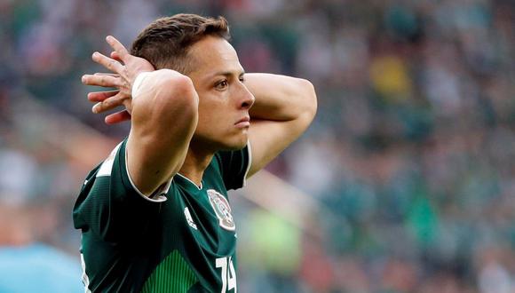 Javier Hernández se perdería la Copa Oro con la selección mexicana. (Foto: Reuters)