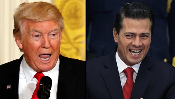 Trump–Peña Nieto: Todo lo que se dijeron por el muro fronterizo
