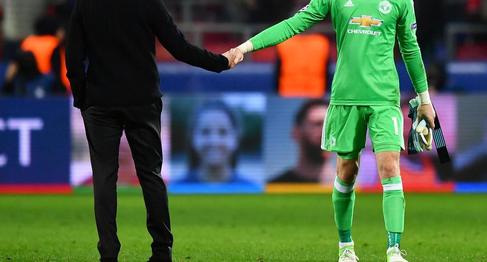 José Mourinho negó cualquier _\"posibilidad\"_ de que David de Gea abandone el Manchester United. | Foto: Getty