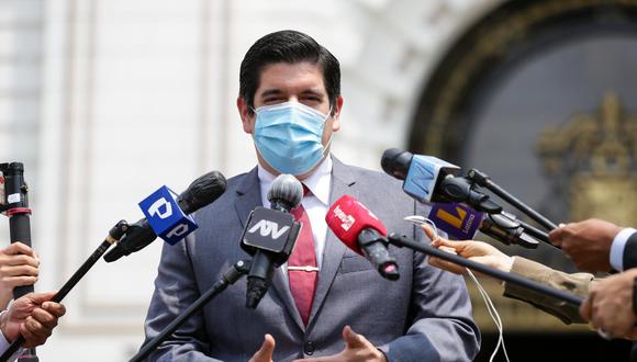 Luis Roel Alva, vicepresidente del Congreso, indicó que se ha establecido el trabajo remoto para evitar más contagios de COVID-19. (Foto: Archivo GEC)