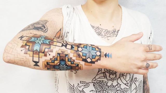 Facebook: tatuajes inspirados en el arte de los shipibo-conibo - 2
