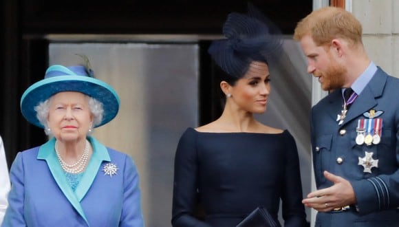 La familia real británica no quería a Meghan de Sussex en el funeral de Felipe de Edimburgo. (Foto: AFP)