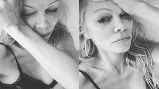 Pamela Anderson rompe en llanto al despedirse de Hugh Hefner [VIDEO]