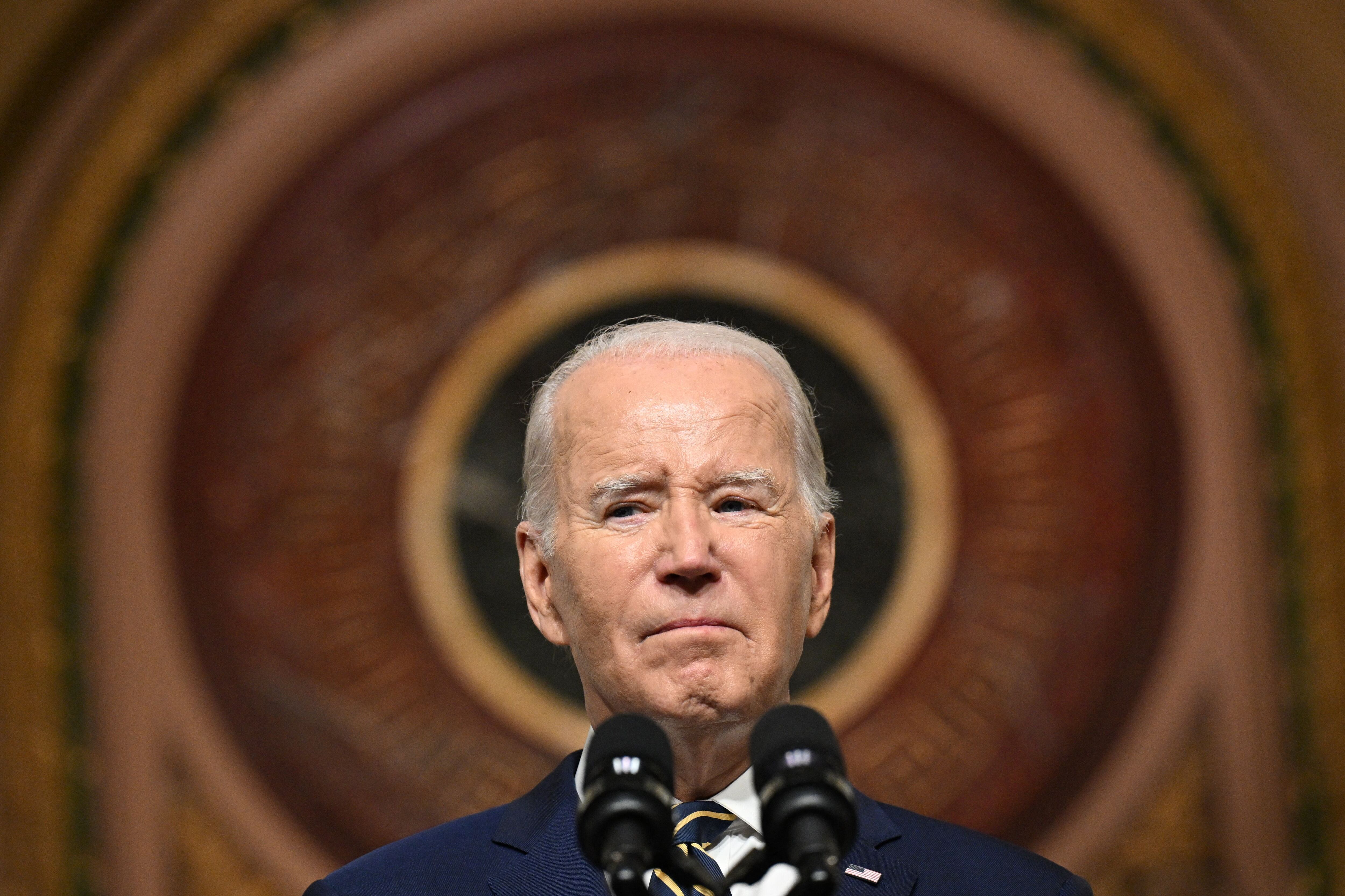 US President Joe Biden, in image from July 25, 2023. (Photo by Mandel NGAN/AFP).