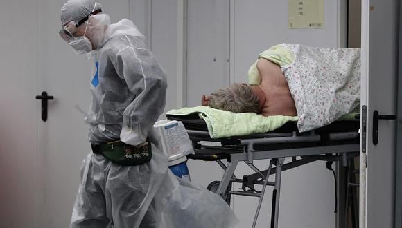 Paciente de coronavirus en un hospital de Moscú. (Foto: EFE)