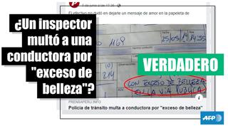 Un inspector uruguayo multó a conductora por "exceso de belleza"