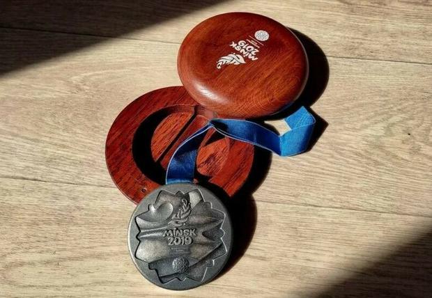 Medal Christiny Simanuskaya z Igrzysk Europejskich 2019 (fot. eBay)