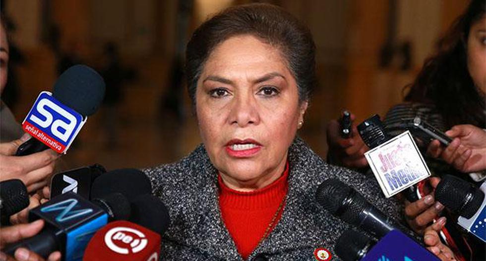 Luz Salgado se pronunció sobre el pedido de asilo político a la embajada de Uruguay en Lima. (Foto: Agencia Andina)