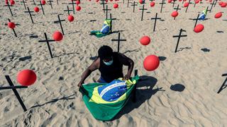 Brasil roza las 190.000 muertes y los 7,4 millones de casos de coronavirus