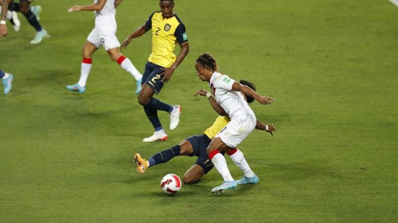 Perú igualó 1-1 con Ecuador y se ubica en zona de repechaje por Eliminatorias