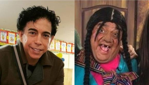 A la izquierda Ernesto Pimentel, actor cómico peruano. A la derecha, Jorge Benavides caracterizado como la Paisana Jacinta; personaje que no volverá a la televisión. (Foto: @lacholachabuca/@jbjorgebenavides)