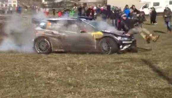 El finlandés fue sancionado por el WRC. (Video: YouTube)