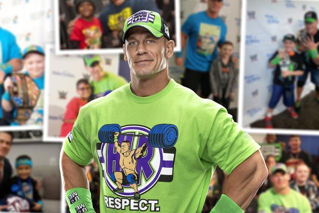 FOTO 1 DE 5 | John Cena es un campeón tanto dentro como fuera del ring por su trabajo con una fundación infantil. | Crédito: Make-A-Wish America / Facebook / WWE / Composición. (Desliza a la izquierda para ver más fotos)