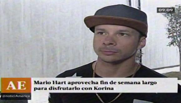 Mario Hart habló sobre rumores de deportación de Korina
